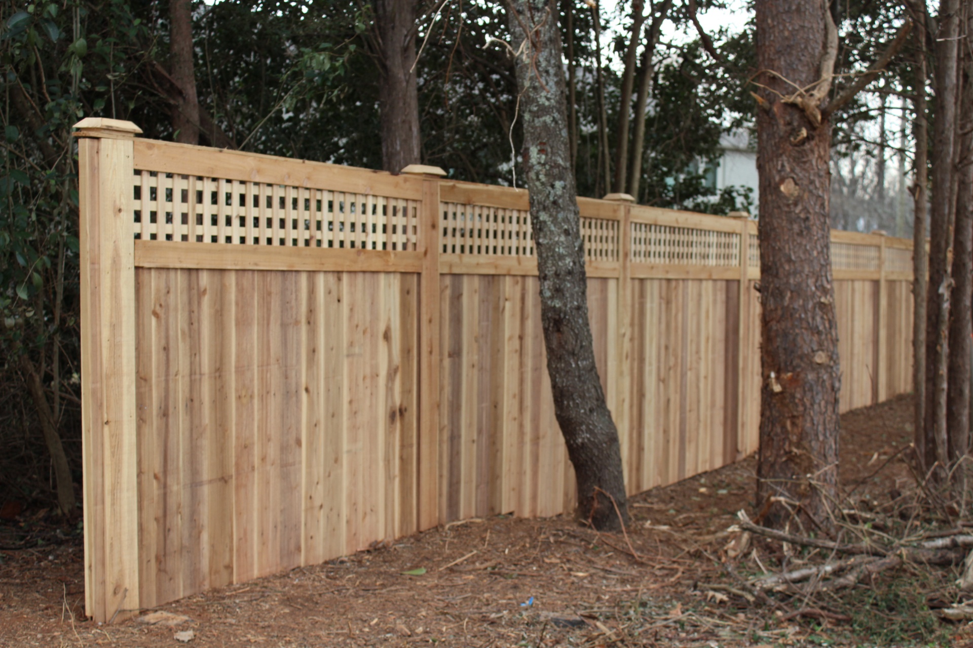 Wood Privacy Fence